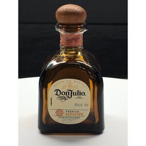 Don Julio Reposado Tequila Liquor Mini Bottle Empty Brown Glass 50mL